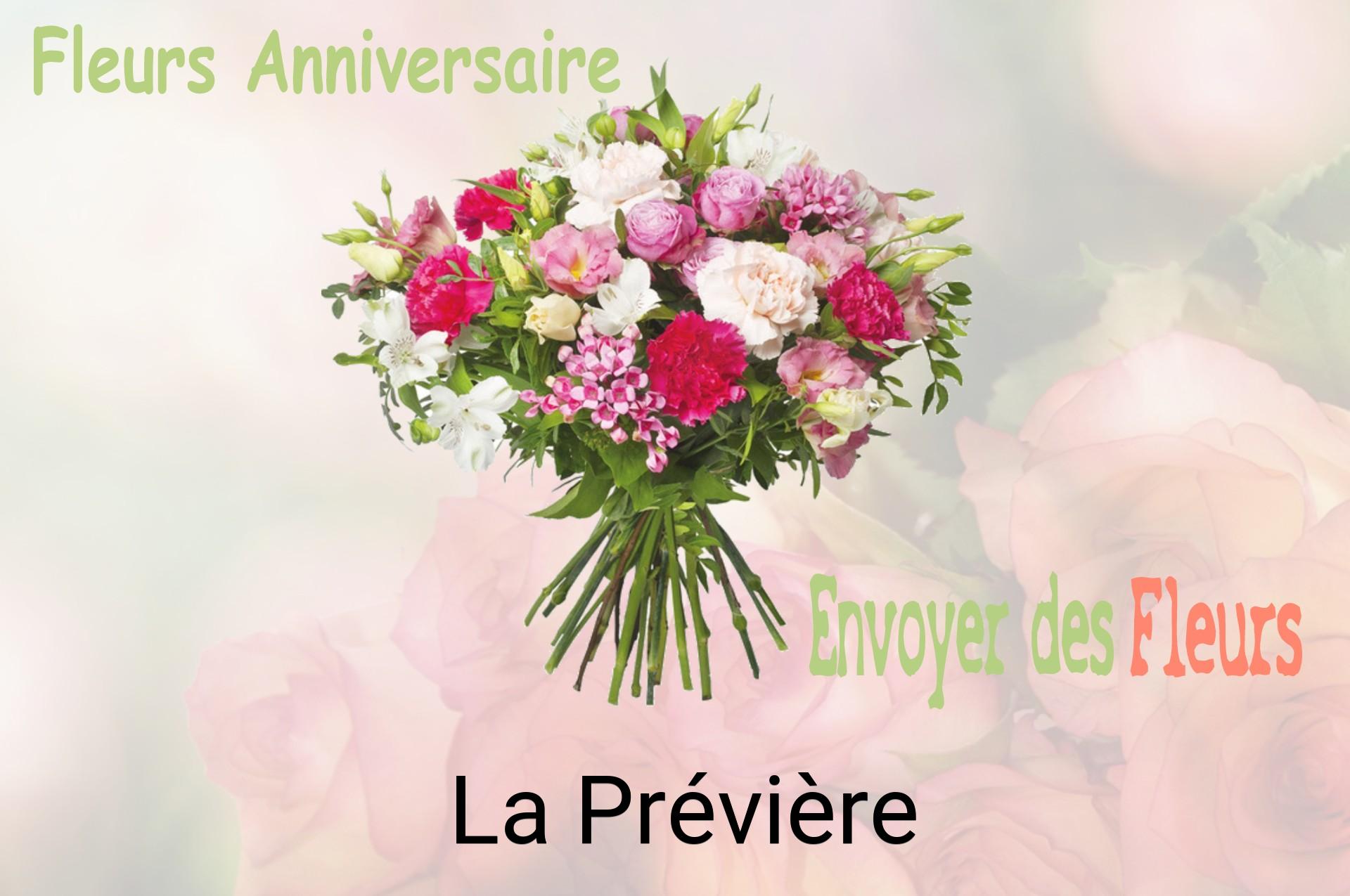Bouquet de fleurs d’anniversaire livré à La Prévière